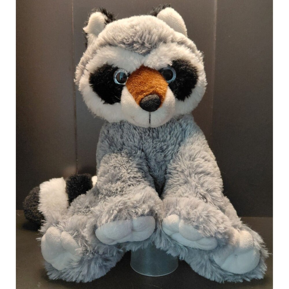 The Bear Factory ©2001 gray raccoon plush